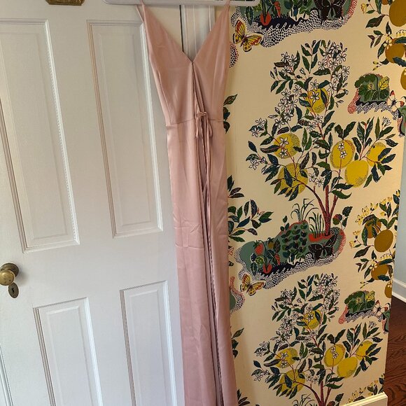 Yumi Kim Light Pink Wrap Dress - Picture 1 of 6